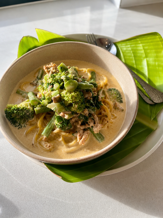 Thai Red Pork Curry Noodles