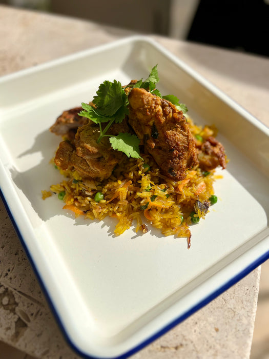 Sri Lankan Grilled Chicken & Cashew Fried Rice
 (Gluten Free)