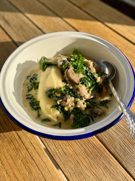 Cider Braised Chicken