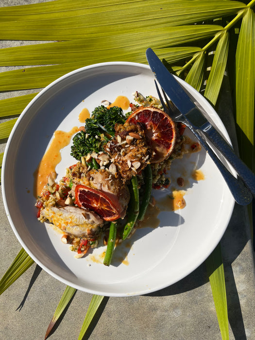 Orange & Herb Chicken with Bulgur Salad